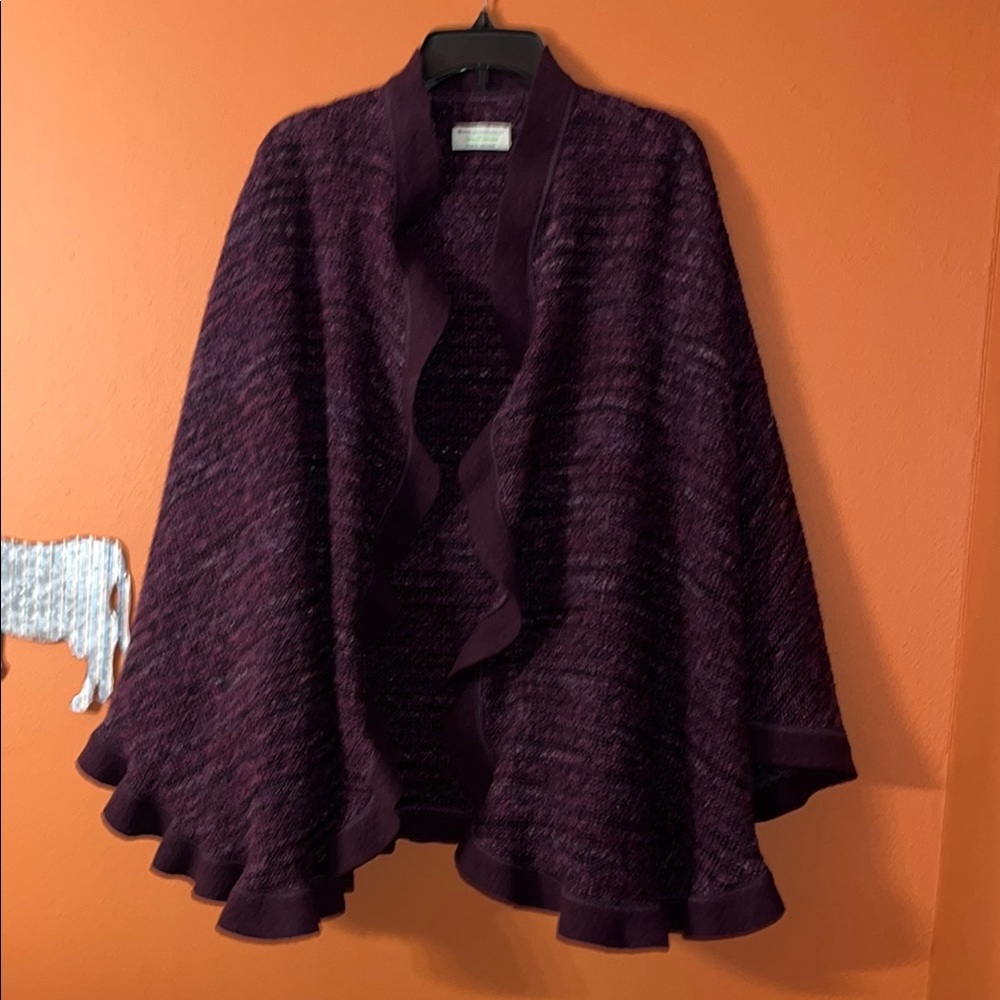 Vintage Jimmy Hourihan sweater One size purple ruffle